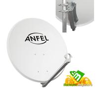Parabola Satellitare 80 cm 4K SKY TIVU SAT FULL HD Supporto Disco in Ferro SUPER