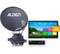 Parabola satellitare alden onelight 60 hd evo completamente automatica con tv led ultrapiatta da 19 pollici