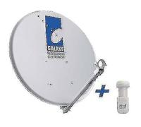 PARABOLA SATELLITARE + ILLUMINATORE GALAXY ALLUMINIO CM 80 PZ 1