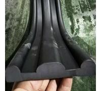 Parabordi per Barca Parafango per Barca in Gomma Semirigida da Molo | Nero Insert in Gomma Flessibile per Protezione dello Scafo, Striscia Bumper per Parafango di Ricambio, Bumper da Molo