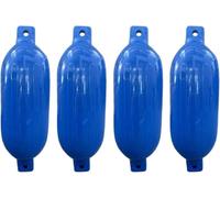 Parabordi per Barche Confezione da 4 Paraurti per Barche per Ormeggio, Parabordo di Ormeggio Ovale Marino, Accessori per Barche Universali, Blue, 50 * 14cm