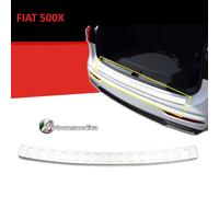 Parabordo di carico acciaio inox per Fiat 500x 2015-2023 paraurti posteriore