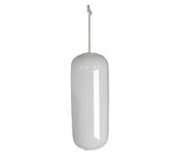 PARABORDO MAJONI IN PVC BIANCO CON FORO PASSANTE E VALVOLA IN OTTONE