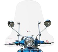 PARABREZZA ALTO COMPLETO DI ATTACCHI PIAGGIO VESPA P 125 150 200 X E 1977 - 1985