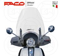 PARABREZZA ALTO FACO + KIT ATTACCHI PER PIAGGIO LIBERTY 125 iGet 2016-2017