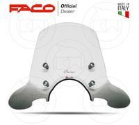 PARABREZZA ALTO FACO + KIT STAFFE PER PIAGGIO BEVERLY CRUISER 250 2007 - 2009