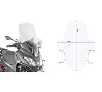 Parabrezza alto Givi D5614ST PIAGGIO MP3 HPE 400 (17-20)