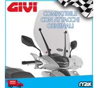 PIAGGIO 1 2021 PARABREZZA TRASPARENTE PARAVENTO GIVI D1181ST Senza Attacchi
