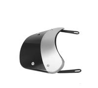 Parabrezza Anteriore Deflettore Antiventi Per Parabrezza Moto Universale Parabrezza Touring(Black B)