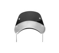 parabrezza anteriore Per 7,5 "-9,45" Per Faro Moto Parabrezza Deflettore Antivento Universale(Windshield with iron)