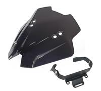 Parabrezza Antiturbolenza Per CF-MOTO 450 NK Per CFMOTO Per 450NK Moto Parabrezza Schermo Deflettore E Supporto Spoiler Parabrezza(Screen with Bracket)