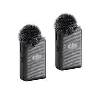 Parabrezza antivento per microfono, compatibile con microfono lavalier wireless DJI MIC, copertura pelosa (confezione da 2)