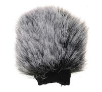 Parabrezza artificiale peloso per ZV1 VLOG Mic Cover Get Clear and Sound Wind Cover per Vlogger e Podcaster Nero