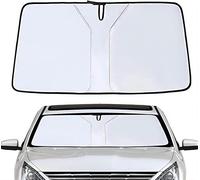 Parabrezza auto pieghevole, parasole anti-UV per finestrino anteriore per A6 Avant 2018-2021, argento Parasole per finestrini auto