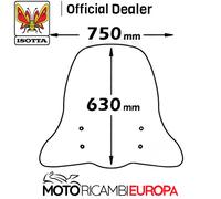 Parabrezza Isotta con Kit Attacchi CLS330-A/708 Piaggio Beverly 125 fino al 2004