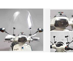 Parabrezza BIONDI completo di attacchi per Vespa Sprint 50 2T - 50 4T - 125 3V