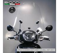 PARABREZZA BIONDI CON ATTACCHI PER APRILIA SCARABEO LIGHT 125-200cc 2007-2015