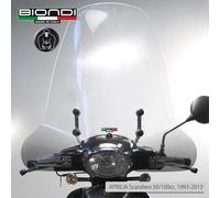 PARABREZZA BIONDI CON STAFFE ATTACCHI APRILIA SCARABEO 50-100 2T-4T 1993-2013