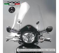 Parabrezza Biondi completo per APRILIA Scarabeo Light Street 125 200 2009 2010