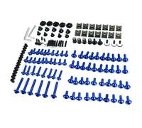 Parabrezza Bulloni Viti Per Cupolino E Carene Moto Per Piaggio ZIP Typhoon City Fly X7 X9 X10 MP3 Kit Completo Di Bulloni, Dadi, Elementi Fissaggio Chiave Kit Di Installazione(BLU)