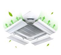 Parabrezza Centrale Condizionatore D'aria, Angolo Di Guida Dell'Aria Unità A Soffitto Regolabile Deflettore Aria Condizionata Deflettore Aria Condizionata Soffiante Anti-Diretto Stabile Alla