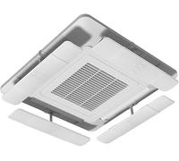 Parabrezza centrale retrattile for aria condizionata, coperture for prese d'aria for aria condizionata, deflettori for soffi diretti a prova di freddo e caldo