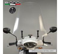 Parabrezza completo di attacchi BIONDI Aprilia scarabeo 100 2 E 4 TEMPI TUTTI