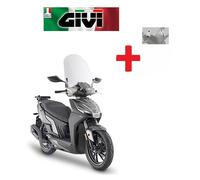 Parabrezza COMPLETO chiaro KYMCO Agility S 125 200 2022 2023 2024 2025 GIVI