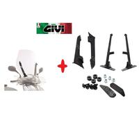 PARABREZZA COMPLETO DI KIT MONTAGGIO HONDA SH 125-150 ABS 2012-2016 GIVI