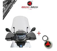 PARABREZZA SERIGRAFATO CON ATTACCHI PIAGGIO BEVERLY 300 HPE 300 S 400 2021
