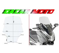 Parabrezza COMPLETO trasparente HONDA Forza 125-300 2019 2020 58 x 44,5 cm GIVI