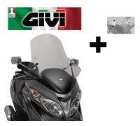 Parabrezza COMPLETO trasparente per suzuki Burgman 400 2009 2010 2011 266DT GIVI
