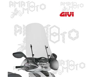 PARABREZZA COMPRESO DI ATTACCHI GIVI 1117A HONDA SH 125I 150I ABS 2012-2016