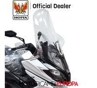 PARABREZZA CON PARAMANI KYMCO DOWN TOWN 350 DEL2017 TRASPARENTE CON KIT STAFFE
