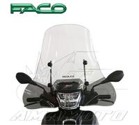 PARABREZZA2 ALTO FACO ASTE CROMATE + KIT ATTACHI PIAGGIO MEDLEY 125/150 MY20 20