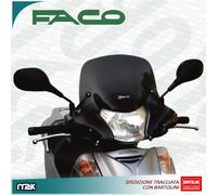 PARABREZZA CUPOLINO FUME SPOILER BASSO RACING FACO HONDA SH 300 IE 2007 2010