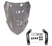Parabrezza Cupolino Parabrezza Moto Per Per Z500 SE ABS 2024 2025 - Deflettori Aerodinamico "Double Bubble" Paravento(Titanio)