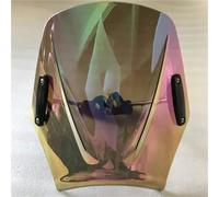 Parabrezza Cupolino per moto Per Benda Per Dark Per Flag 500 Moto Schermo Parabrezza Deflettori Del Accessori Staffa Regolabile 7/8 "22mm Cupolino paravento(Clear Iruidium)