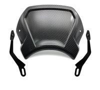 Parabrezza Cupolino per moto Per XSR700 2016-2022 Per XSR 700 Per XTRIBUTE 19-21 Per XSR900 16-21 Moto Piastra Frontale Vintage Parabrezza Deflettore Cupolino paravento(Carbon look style C)