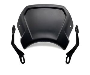 Parabrezza Cupolino per moto Per XSR700 2016-2022 Per XSR 700 Per XTRIBUTE 19-21 Per XSR900 16-21 Moto Piastra Frontale Vintage Parabrezza Deflettore Cupolino paravento(Black style C)