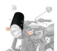 Parabrezza cupolino plastica nero per Triumph Bonneville T100 T120 Thruxton