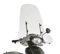 PARABREZZA CUPOLINO SCHERMO VISIERA PARAVENTO + ATTACCHI GIVI COMPATIBILE CON APRILIA SCARABEO 50 2019 MOTO SCOOTER