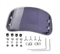 Parabrezza da moto regolabile - Deflettore per parabrezza di carenatura spessa per moto, schermo protettivo da 15,35 x 8,66 pollici per l'inverno e i lunghi viaggi