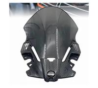 parabrezza deflettore Per 2022 2023 Per CFMOTO 450SR Racing Parabrezza Specchietti Retrovisori Wind Wing Moto A Doppia Bolla Schermo Cupolino(G Type Gray)