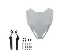parabrezza deflettore Per Ducati Per Streetfighter V4 S V4S 2020 2021 2022 2023 2024 Parabrezza Per Moto Deflettore Antivento Parabrezza Con Staffa Visiera Cupolino(Light Smoke)