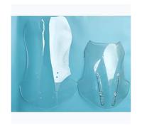 parabrezza deflettore Per ZONTES 310T 310 T 310-T Modifica Moto Parabrezza Alza E Allarga Parabrezza Vetro Anteriore Protezione Torace Occhiali Cupolino(Transparent 58cm)