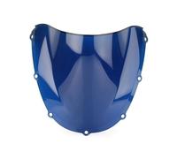 Parabrezza Deflettori Per CBR 900 RR 954 2002 2003 Per CBR954 Per CBR954RR Moto Schermo Double Bubble Parabrezza Deflettore Protezione Parabrezza Cupolino Moto Parabrezza(Blue)