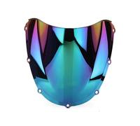 Parabrezza Deflettori Per CBR 900 RR 954 2002 2003 Per CBR954 Per CBR954RR Moto Schermo Double Bubble Parabrezza Deflettore Protezione Parabrezza Cupolino Moto Parabrezza(Iridium)