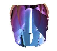 Parabrezza Deflettori Per CBR1100XX Per CBR 1100XX 1996-2007 Moto Double Bubble Parabrezza Parabrezza Deflettori Schermo Flusso D'aria Cupolino Moto Parabrezza(Deep-Iridium)