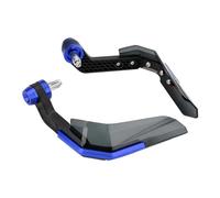 Parabrezza Di Protezione Protezioni Antivento Per Manubrio Da 7/8" Per Moto, Scooter, Mountain Bike, Leva Freno Con Rinforzo In Alluminio(Blue)